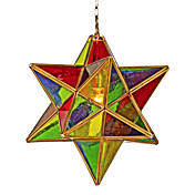 luz da estrela pingente com 1 luz