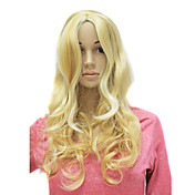 Capless Long Synthetic Charming Blonde Curly Wig