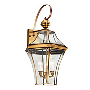 gouden wandlamp met 3 lampjes