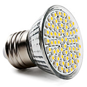 E27 3.5W 60x3528 SMD 400LM 2800-3200K Warm White Light LED Spot Bulb (220-240V)