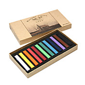 12 kleuren haarkleur pastelkrijt
