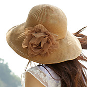 polka bloem sunblock stro slappe hoed