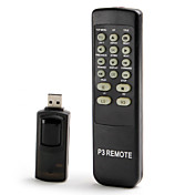 Wireless Blu-Ray DVD Remote Control for PS3 (Black)