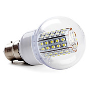 B22 66-3528 SMD 3.5W 430LM 5500-6500K Natural White Light LED Ball Bulb (220-240V)