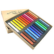 24 kleuren haarkleur pastelkrijt