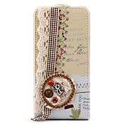 Carcasa Hogareña Con Broche de Osito para iPhone 4 y 4S