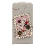 Flip Case for iPhone 4 and 4S (Heart)
