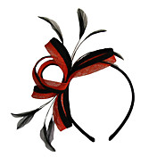 Double Color Chic Head Hoop With Feather (More Colors Available)