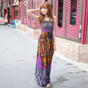 Bohemian Cotton Strap Dress
