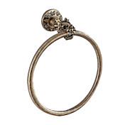 olje gned bronse antikk veggmontert håndkle ring