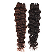 20 polegadas encaracolados brasileiro cabelo remy extensão do cabelo tecer
