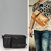 vintage menns okseskinn lommer / crossbody bag (30cm * 5.5cm * 18cm)
