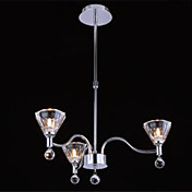 candela lampadari di cristallo funzione con 3 luci
