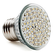 e27 60-lideradas 300lm 2-2.5W 2800-3500K branco quente lâmpadas local (220-240V)
