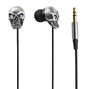 Auriculares de diamantes de estilo cráneo