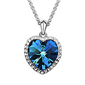27 millimetri x 17mm blue crystal pendant alta qualità della lega