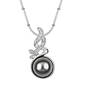 High Quality Alloy And Crystal Imitation Pearls Necklaces (More Colors)
