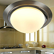 kunstnerisk flush mount med 2 lys glasskærm
