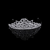 Retro Elegant Cubic Zirconia And Rhinestone Bridal Tiara