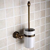 Antique Brass Ti-PVD Finish Wall-mounted Toilet Brush Holder