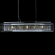 Artistic Crystal Pendant Lights with 6 Lights Glass Tube Design