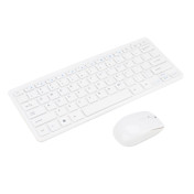 Mini 2.4GHz Wireless Keyboard and Mouse Set with Silicone Keyboard Cover