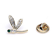Gorgeous Alloy With Rhinestones Dragonfly Brooch