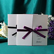 Gate Folded With Ribbon Wedding Invitation - Set Of 50 (More Ribbon Colors)