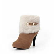 Suede Stiletto Heel Ankle Boots/ Platform Party/ EveningShoes (More Colors)