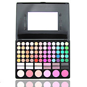 78 couleurs pour les lèvres ombre brillant blush yeux plaque de fixation de puissance