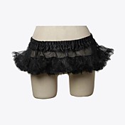 Black Ruffle lined Organza Mini Sweet Lolita Petticoat