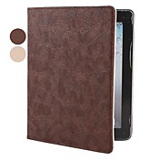 Decorative Carved Pattern PU Leather Case with Stand for The New iPad (Assorted Colors)