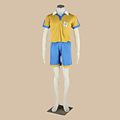 cosplay Kostüm von Inazuma Eleven-Remen Mittelschule gelbe Fußball einheitliche inspiriert