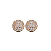 Banhados a ouro 18k brincos moda charmosos e lindos strass
