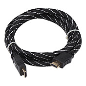 Premium Gold Plated 1080p HDMI V1.3 Cable for Xbox 360 and PS3 (1.8m, Black, Retail Box)
