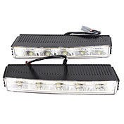 Blanche Universelle 5 LED Feux de jour pour la voiture