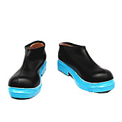 Cosplay Shoes Inspired by Vocaloid-Miku Black Blue Sole Low-cut