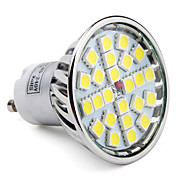 gu10 24-5050 SMD 3.5-220-280lm 4w 6000-6500k naturale luce bianca ha condotto la lampadina spot (85-265V)