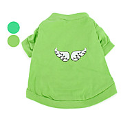 Angel Wings Pattern Style Cotton T-Shirt for Dogs (XS-L, Assorted Colors)