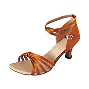 caviglia donne personalizzate donna cinturino in satin latin / sala da ballo scarpe da ballo con Increspato (altri colori)