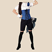 cosplay kostyme inspirert av svart butler ciel Phantomhive blå ver. ⅱ