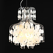 Comtemporary Shell Chandeliers with 3 Lights Warm White