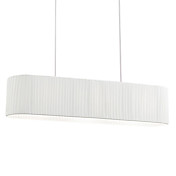60W Hedendaagse 2 - Licht Hanglampen met witte stoffen kap