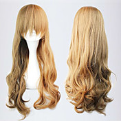 lolita vague perruque brune inspirée par le style classique japonais 60cm