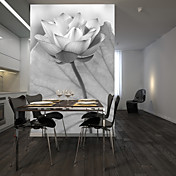 Lotus Blossom Modern Botanical Nature Mural