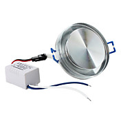 1W 40LM 585-620K Yellow Light Ceiling Lamp LED Bulb (AC 85-265V)