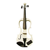 Timóteo - (ev602) Peças 4/4 de ébano violino elétrico com caso / resina / cabo / fone / bateria (multi-color)