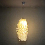 60W 1 - Light Artistic Acrylic Pendant Light in Warm Color
