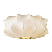 Comtemporary 2 - Light Flush Mount Lights in White Floral Design