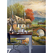 Countryside Landscape Architectura Nature and Animal Mural